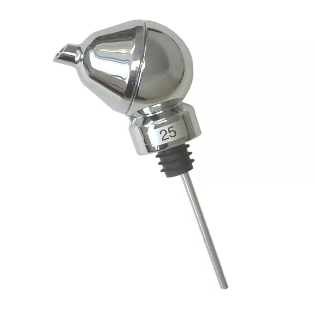 Aquaflow Ball Measuring Pourer Chrome Plated Measure NGS Bar Restaurant Catering