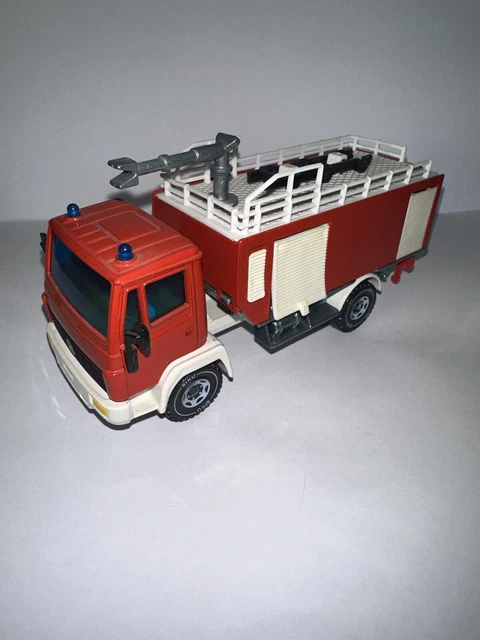 Diecast model cars Mercedes Econic 1/87 Wiking Hubrettungsbühne Rosenbauer B32 Feuerwehr