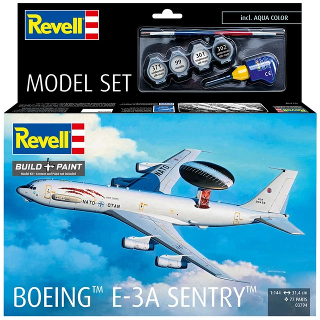 Maquette Revell 04364 - Boeing E-3A Sentry AWACS - Échelle 1/144