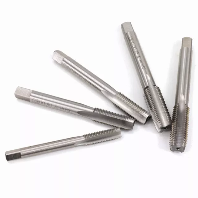 1PC M3-M10 HSS Metric Left-hand Machine Straight Flute Screw Thread Plug Tap Bit