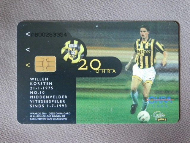 Ohra Gelredome Card gebruikt - Willem Kosten - Vitesse / Football