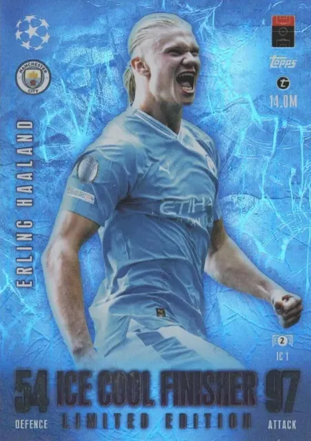 Match Attax Champions League 2023 2024 Extra IC 1 	Ice Cool Finisher 	Haaland