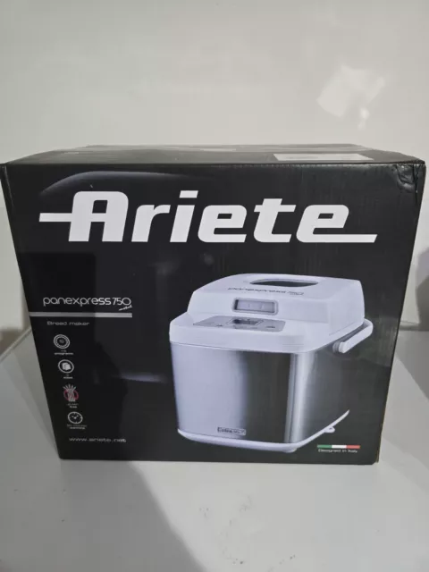 Macchina Per Fare Il Pane-anche senza glutine   Ariete 132 Panexpress 750 Metal