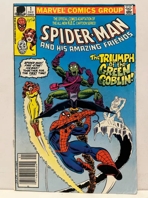 Spider-Man and His Amazing Friends #1 Comic 1981 - Marvel Comics - Green Goblin