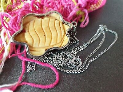 Old Nagaland Carved Turtle Pendant on Chain …beautiful collection and accent pie 3