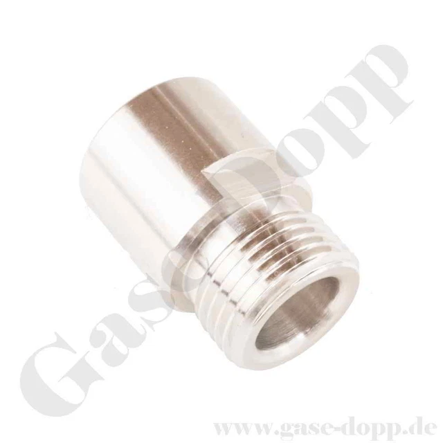 Adapter Sodastream InnenGewinde auf CO2 AussenGewinde W21,8x1/14" AG x TR21x4 IG 2