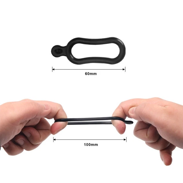 Versatile Torch Flashlight Fixing Strap 10 Pairs for Bicycle Light Mount