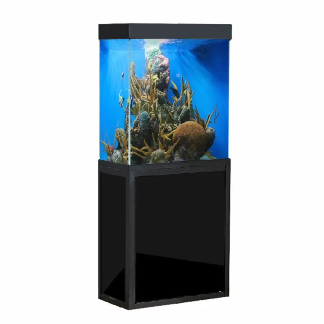 40 Gallon Fish Tank Tempered & Ultra Transparent Glass Complete Aquarium Setup
