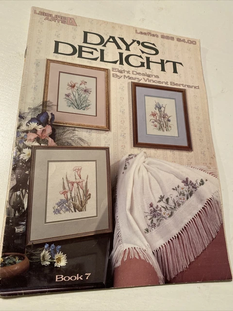 Leisure Arts Days Delight Cross Stitch Leaflet 986