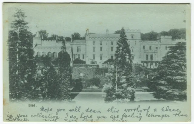 BIEL HOUSE - East Lothian Early Postcard