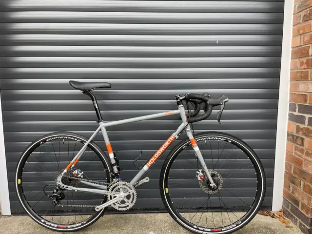 HOLDSWORTH ELAN STEEL Road Bike gravel. Size Large 56cm 300.00