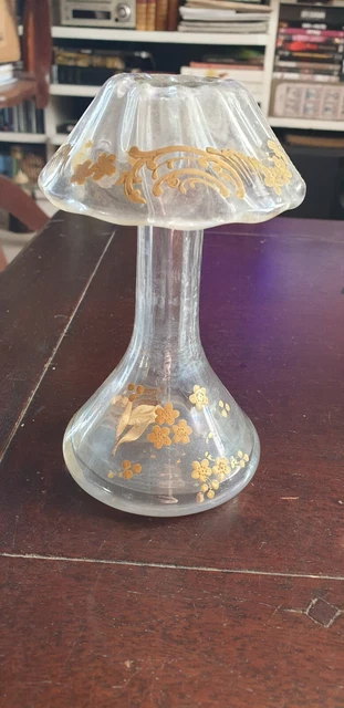 ANCIEN TRES BEAU Vase Art Deco En Verre 1920 France EUR 15,00 - FR