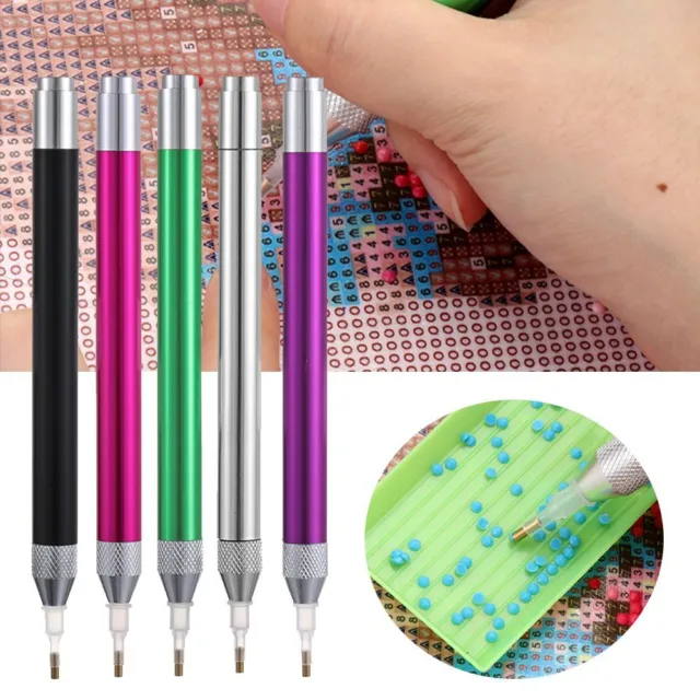 Crystal Point Drill Pen 5D Diamond Painting Tool Lighting Diamond Painting Pen