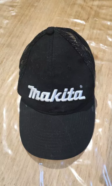 Makita Tools Black Cap Hat Adjustable Snapback Curved Brim Trucker Mesh Back