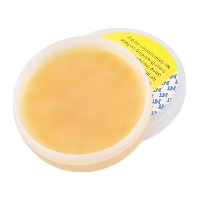 Electronic spices Solder Paste Flux brown rosin-rich paste Pack of 2 (50+50 gram