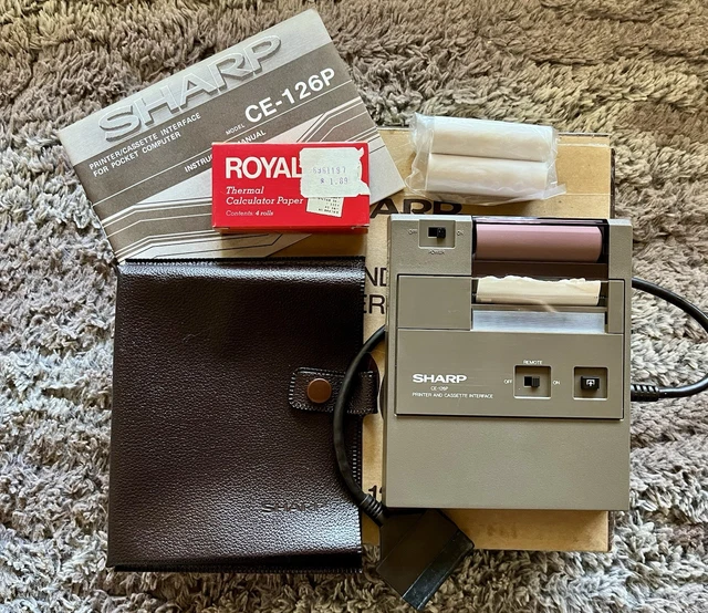 SHARP】 シャープ CE-126P ポケコン プリンター カセット
