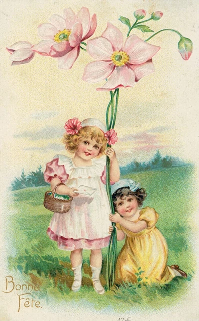 Carte Postale Bébé - Petite Format - Vintage - Relief - - Neuve 1909