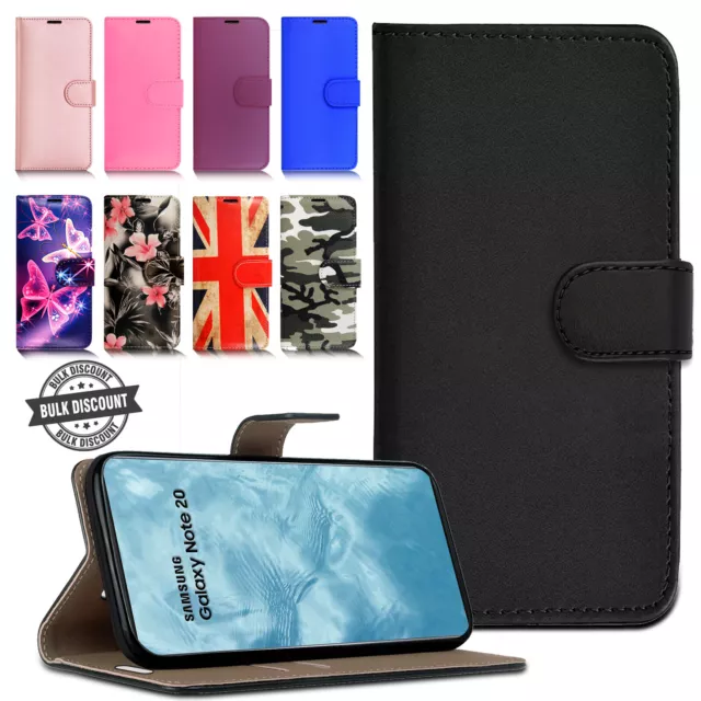 Case for Samsung Galaxy Note 20 Ultra 10 Lite Pro Plus 9 8 4 Leather Flip Cover