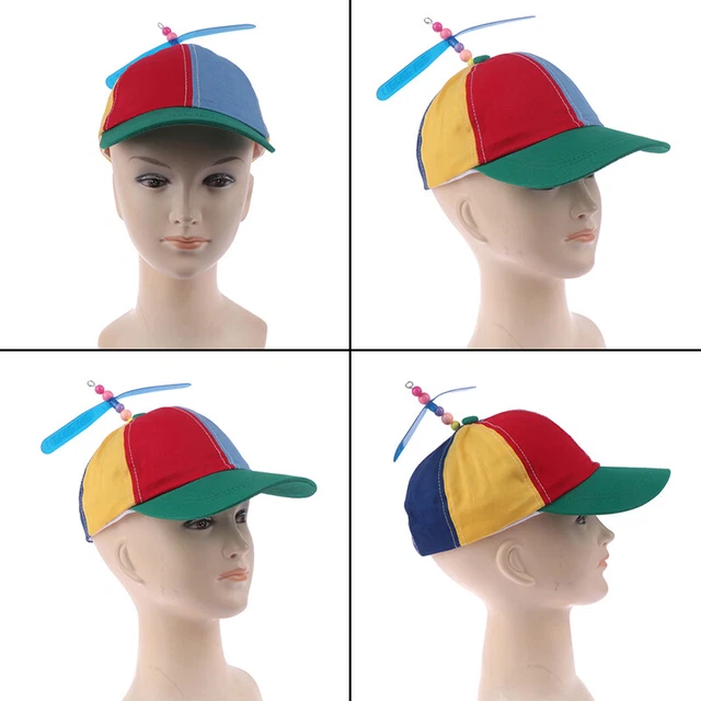 Cappelli da baseball elica elicottero adulti/bambini cappello patchwork colorato sole _H7