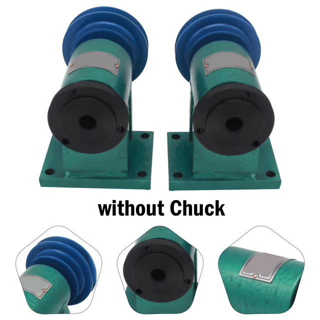 LABORATORY LATHE SPINDLE 80mm Center Height Belt Pulley Driver DIY