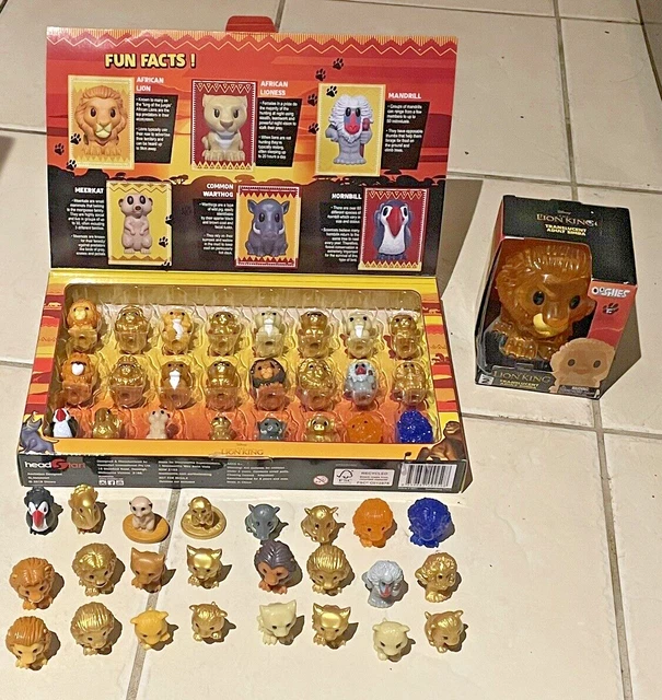 WOOLWORTHS THE LION King 48 Ooshies, Collector's Case Large Lion