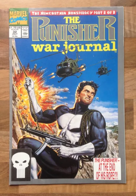 THE PUNISHER - WAR JOURNAL - Vol 1 - Issue 32 - JUL 1991 - MARVEL COMICS