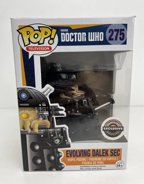 Funko Pop! Television Evolving Dalek Sec #275 Dr Who GameStop Exclusive Sticker