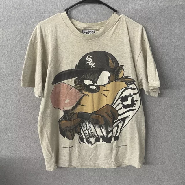 Vintage 90's White Sox Baseball Taz Looney Tunes T Shirt -  New Zealand