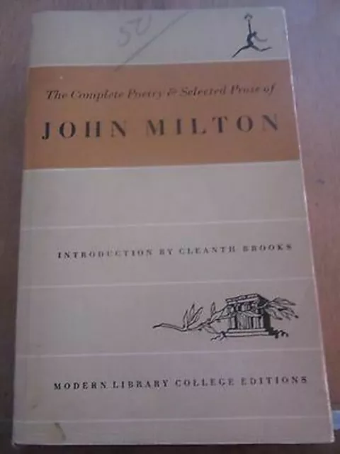 The Complete Poetry & Selected Prose of John Milton/ Modern Library Editions