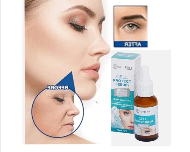 Lot De 2 Sérums Visage Skin Bliss Au Bakuchiol - Tonifiant, Anti-Rides, 30 Ml X 2