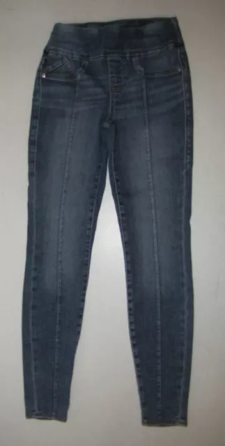 WOMENS ROCK & Republic Denim Rx Fever Pull-On Skinny Jeans. Size 2 Blue ...