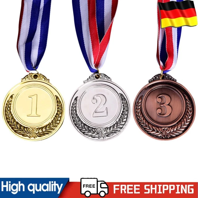 Tondiamo 24-Pack Softball Medals - 2 Inch Zinc Alloy Award Medals With Ribbons
