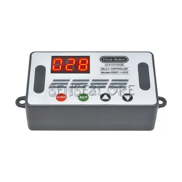 4 Button 3-Digit Digital Tube Dual DDC-432 DC5-30V MOS Delay Controller Display