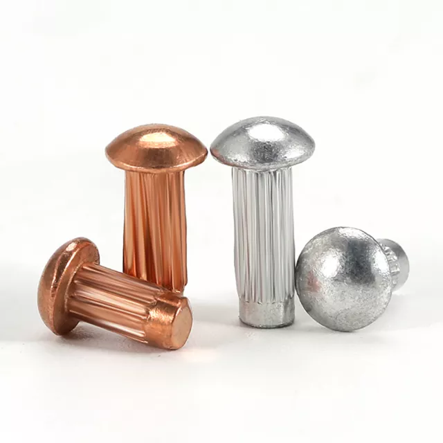 Solid Aluminium / Copper Round Head Hammer Drive Rivets M2 M2.5 M3 M4