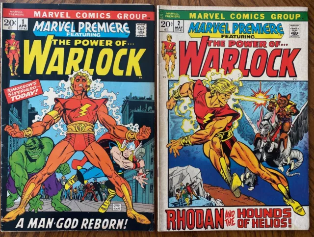 Marvel Premiere #1 & #2 1972 - 1st Appearance & Origin of Adam Warlock 6.5 Key