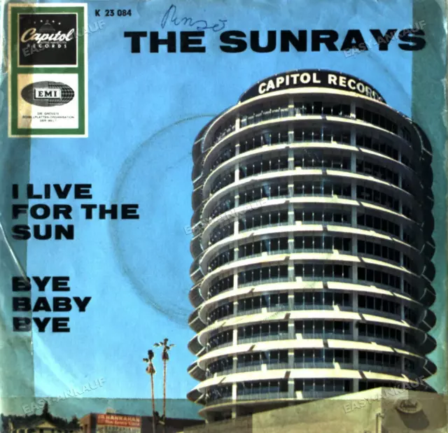 The Sunrays - I Live For The Sun / Bye Baby Bye GER 7in 1965 (VG-/VG-) ´
