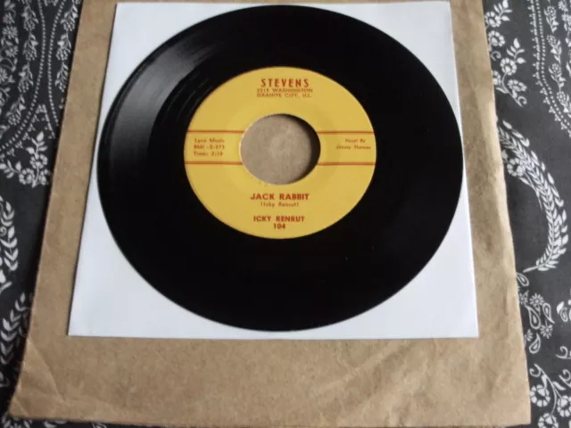 Wild! Rockin' Rn'b=Icky Renrut(Ike Turner) *Jack Rabbit*(U.s.stevens 45) Mint