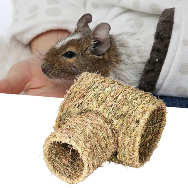 Hamster Nest Bur-free Keep Warm Bunny Tunnel Toy Small Animal Nest Safe Bionic
