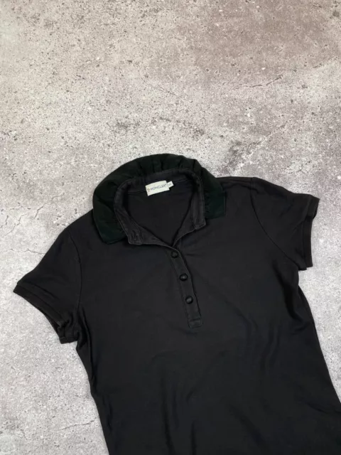 Moncler Maglia Polo T-Shirt black woman 3