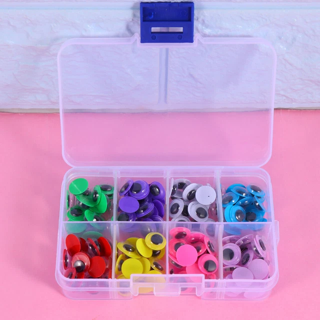 160 Pcs Sew Wiggle Eyes Animal Making Noses Kids Doll Swing