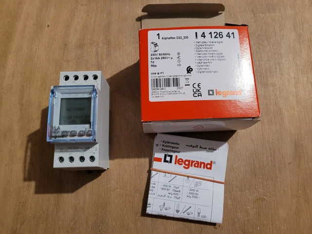 Interrupteur Horaire Programmable Legrand Lexic 04761 - Numérique, Occasion