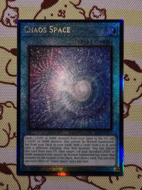 Chaos Space - RA01-EN065 - Ultimate Rare - NM Yugioh