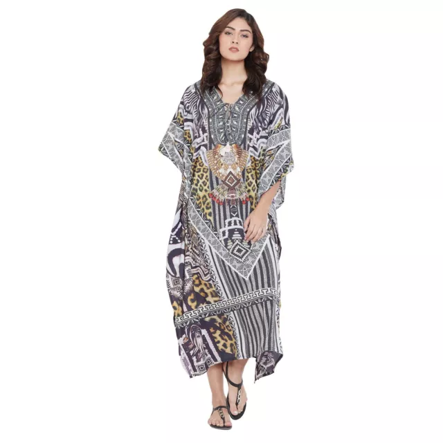 Kaftan Dress Caftan Beach Cover Boho Gown Hippie Beach Women African Plus Size