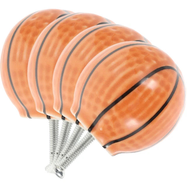 4 Pcs Cupboard Door Handle Basketball Cartoon Cabinet Door Drawer Pulls Wardrobe 9