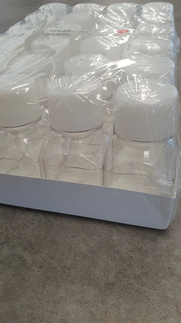 Thermo Scientific Nalgene® Square Media Bottles, 125 mL, PETG, Sterile, 96/box