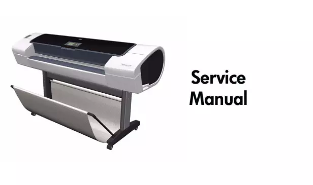 HP DesignJet T610/T620/T1100/T1120 Series Service Manual PDF Download