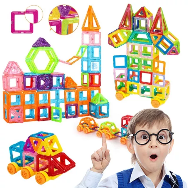 Bloc de Construction Magnétique Montessori – Pour Les Petits