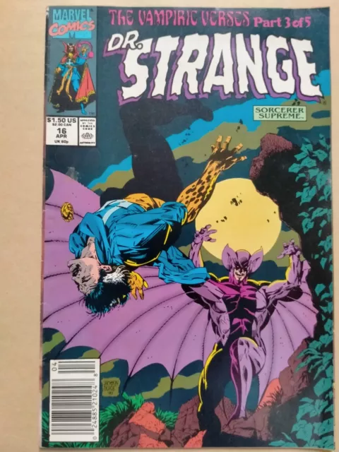 Marvel Comics Dr. Strange Vol. 1 No. 16 April 1990 Vampiric Verses Part 3 Of 5