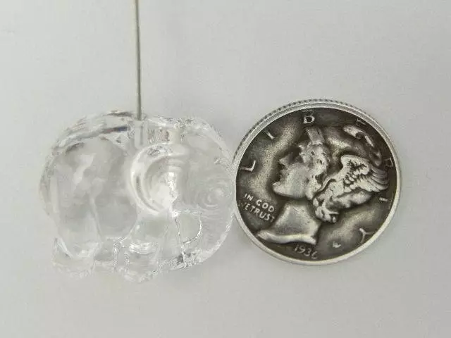 Crystal (20mm) Rare Vintage Swarovski 6775 Elephant Pendant