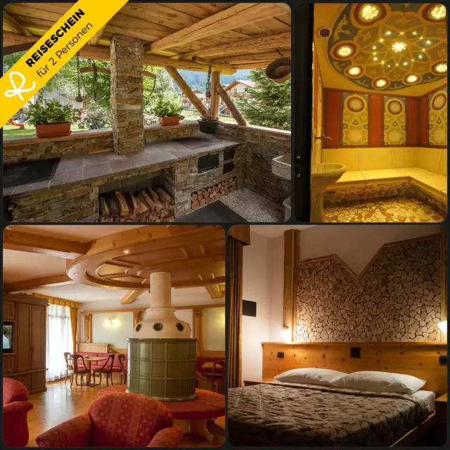 Kurzreise Trentino 3 Tage 2 Personen 3*S Hotel Halbpension Hotelgutschein Urlaub